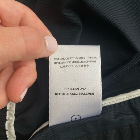 Theory Zip-Front Bomber Jacket Black Nylon - Picture 13 of 13